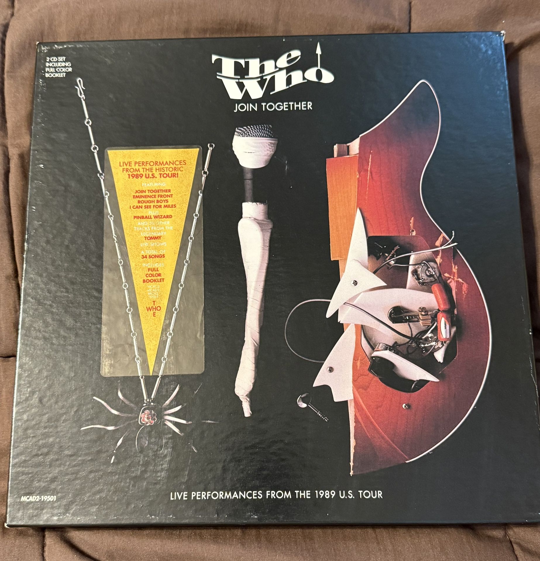 THE WHO - Join Together 2-CD 1989 Live Box Set