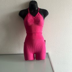 Pink Shorts Set 