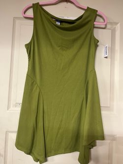 Fit & Flare Asymmetrical Shoulder Mini Dress