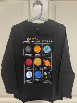 Old Navy 5T Long Sleeve Planets Shirt