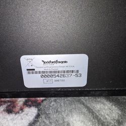 Rockford fosgate 3000 W.
It can go more than 3000I don't want um.