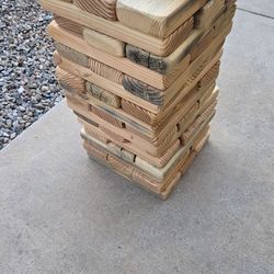 49 pieces 2x4 x 10.5 jinga game