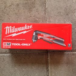 Milwaukee M12 Cordless 3/8" Right Angle Drill