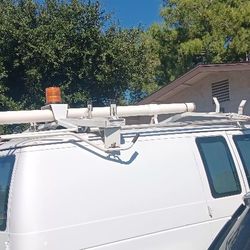 Double side drop down ladder rack