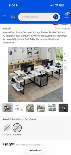 Two person desk