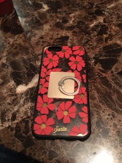 iPhone 5 flower case with finger holder