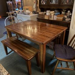 Dining Room Table And Chairs With Bench 