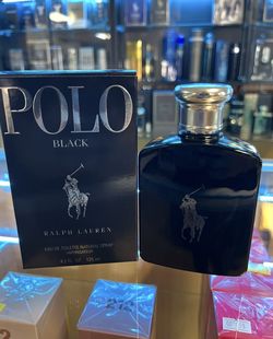 New Polo Ralph Lauren Black Cologne Perfume For Men 4.2 Oz