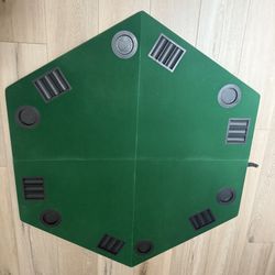 Portable Marlboro Unlimited Compass Poker Table Top (6 Player) With Travel Case