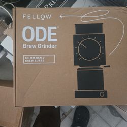 Fellow Ode Gen 2 Brew Grinder – Electric Burr Coffee Grinder for Home, 31 Precision Settings, Stainless Steel, Quiet, Anti-Static, Ideal for Pour Over