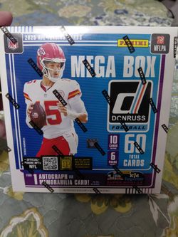 2025 Panini Donruss Football Mega Box $65