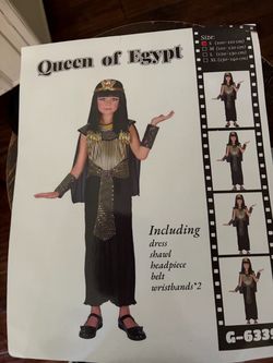 Queen of Egypt Girls Costume Size S