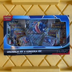 Pokemon TCG Greninja EX & Kingdra EX Special Collection Box