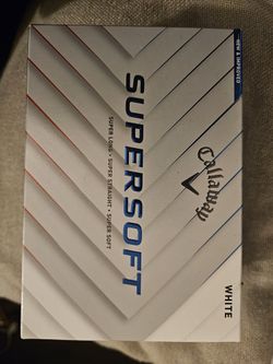 Brand New In The Box Callaway Supersoft Golf Balls 9ct.