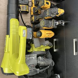 Dewalt Tools, Ryobi Tools, Skil Saw