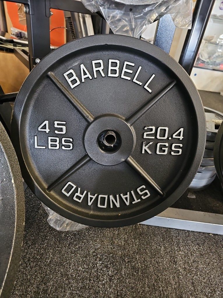 Pair Of Olympic 45lbs Plates