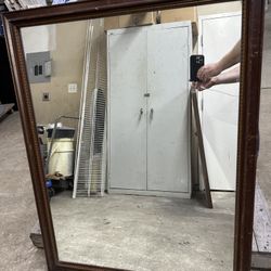Antique Wooden Mirror