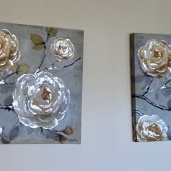 Peonies/roses Wall Art Prints (2)