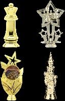 Trophy awards reward statue figures sport chess team games