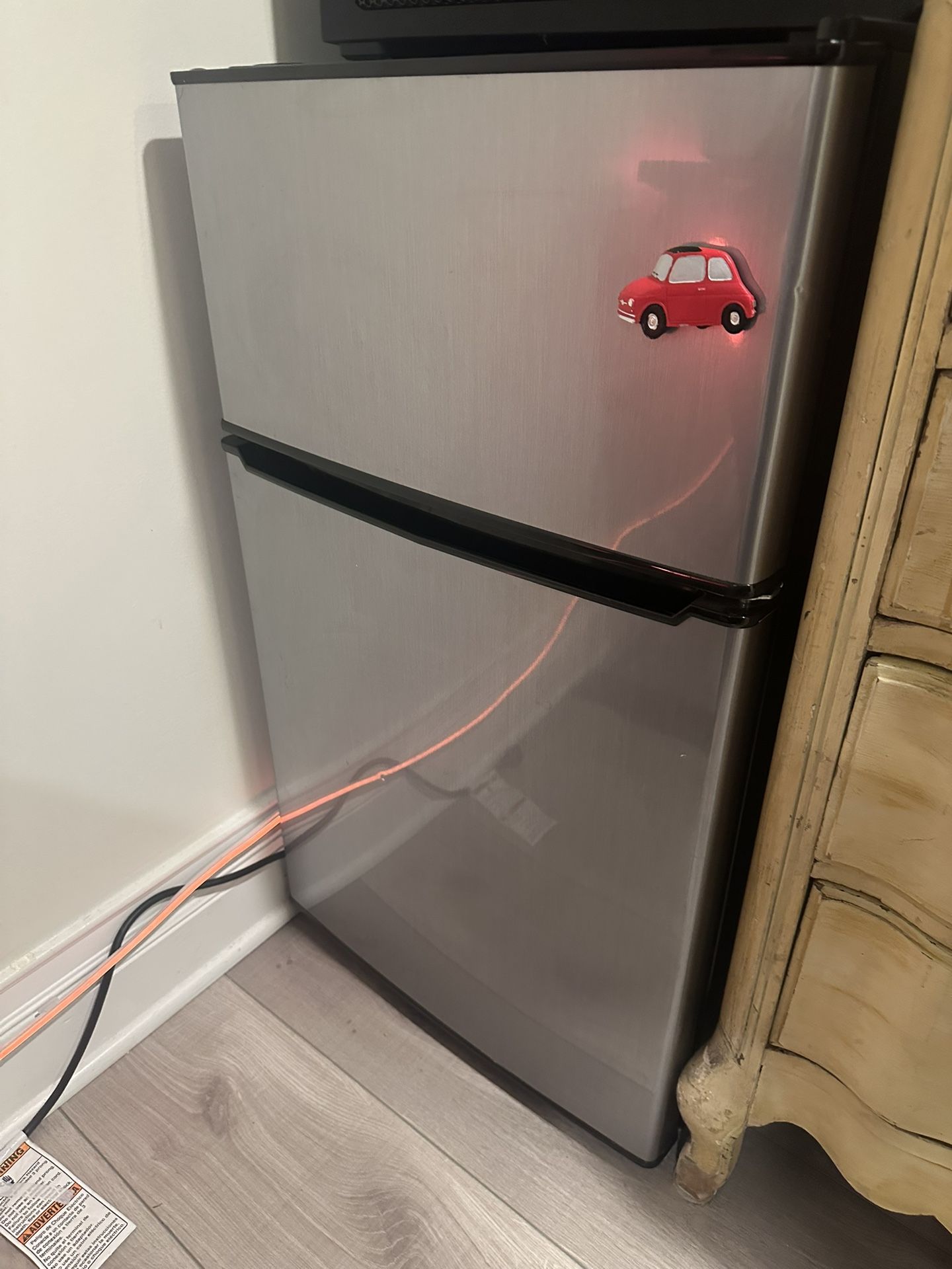 Whirlpool 3.1 Ch Mini Fridge Stainless Steel