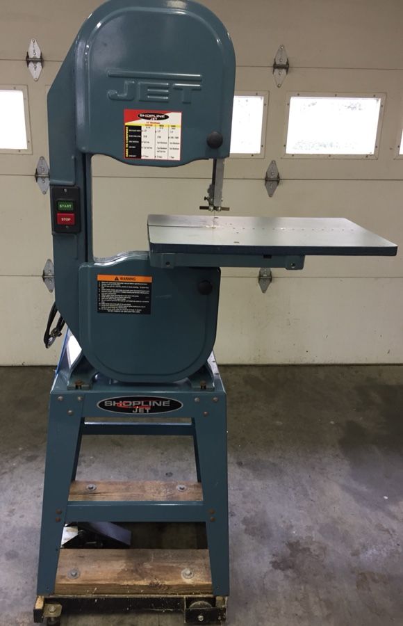 Jet Shopline freestanding 12” bandsaw, excellent condition.