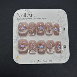 Press On Nails Size S Reusable Handmade