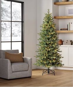 Member's Mark Pre-Lit 7ft Slim Linden Fir Tree