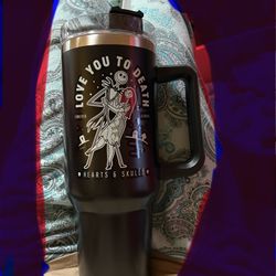 Jack & Sally 40oz Tumbler 