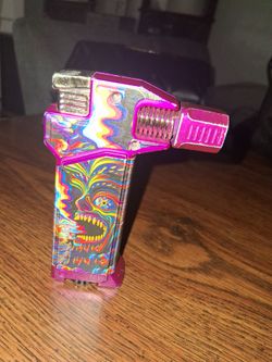 Torch Lighter Psychedelic Monster Graphic