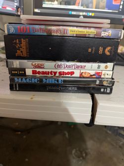 Lot of 6 DVDs Mixed Titles- magic Mike godfather full set transformers