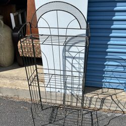 Patio/Garden Shelving aprx 46”x12x18