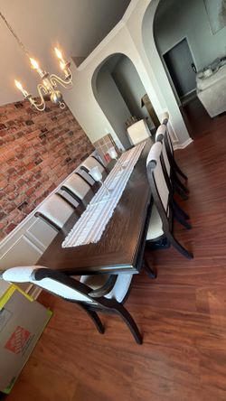 Dinning Table and 8 chairs