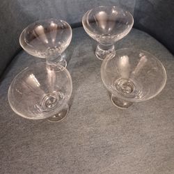 Bubble Bottom Cordial Glasses 
