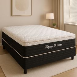 Full Size Mattress Pillow Top 14” Inches Thick ✨New From Factory Excellent Comfort Also Available: Twin, Queen And King Same Day Delivery 🚚 