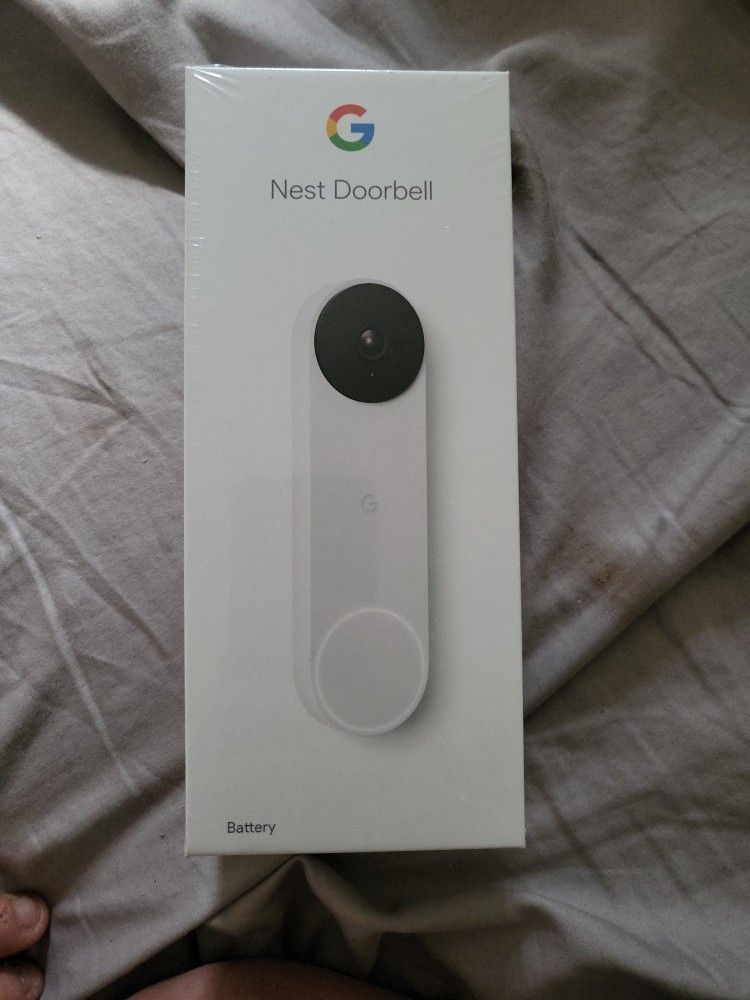 GoogleNest Doorbell (Battery) Smart Wi Fi Video Doorbell Camera Snow