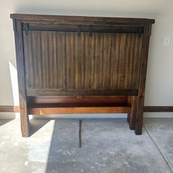 three beds made of pure wood