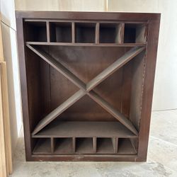 100% Wood Cabinets.  Wine Rack/ Kitchen Cabinets/bathroom Cabinets/ Oven Cabinet 