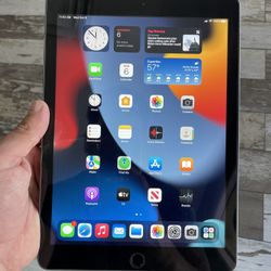 iPad 6th Generation Wi-Fi And Cellular W/ New Tempered Glass Screen Protector And Case