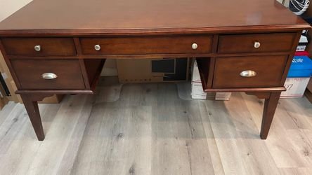 Solid Wood Desk with drawers