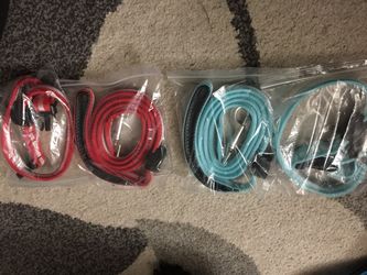 Led safety collar and leash sets