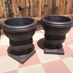 New Flower Pots Made Out Of Cement Perfect Gift 
