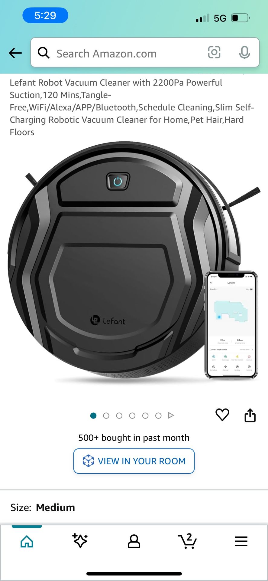 New In Box Robot Vacuum 