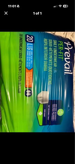 Adult diaper size large