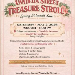 Sidewalk Sale - Saturday, May 2nd, 9am-1pm