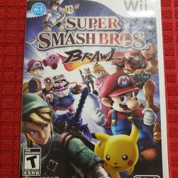Nintendo Wii Super Smash Bros Brawl Game