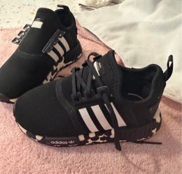 Adidas NMD R1 Black White Sneakers
