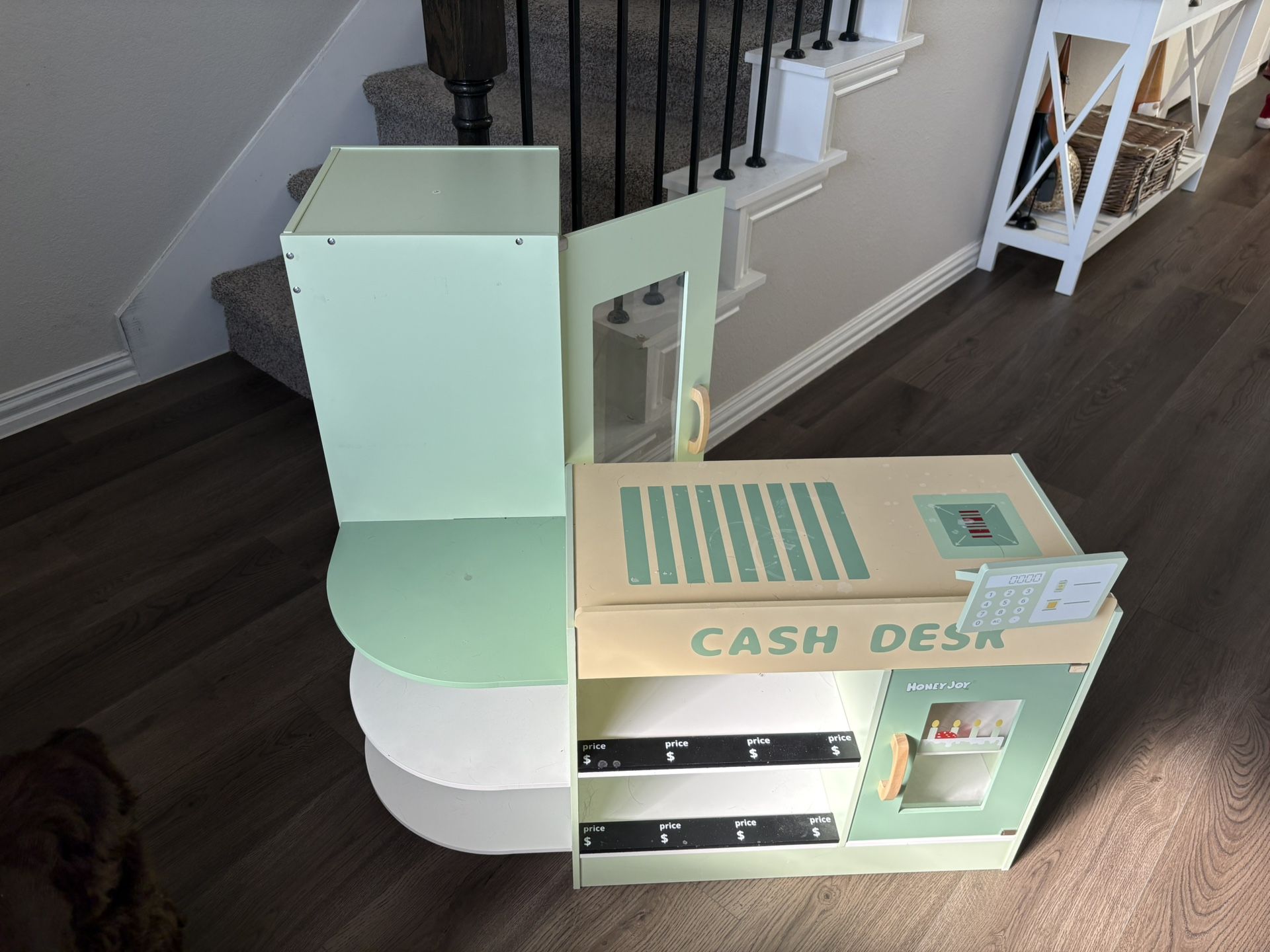 Heavy Wooden Cashier Stand For Kids