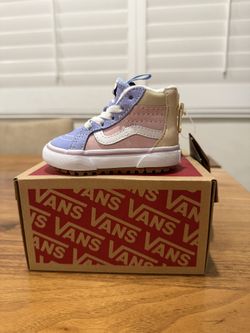 Toddler Vans Sk8-Hi Zip Shoe Pastel Block