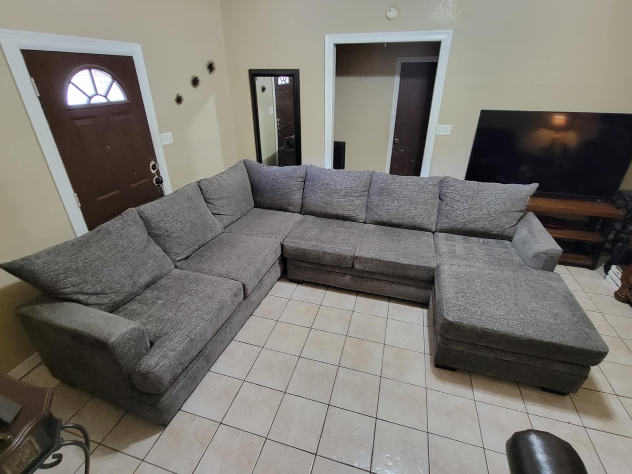🩶✨Beautiful 3pc Sectional Sofa Set