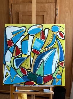 Sailing - Acrylic Painting